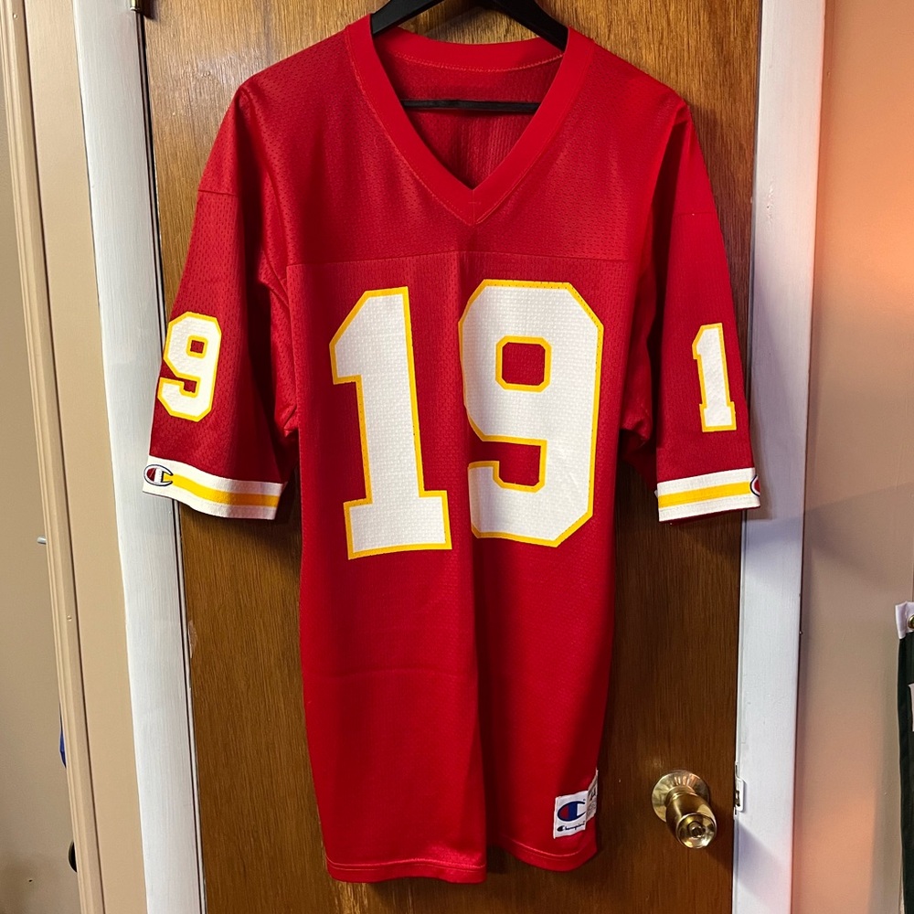 Joe Montana Kansas City Chiefs NFL Football Jersey - Champion size 44